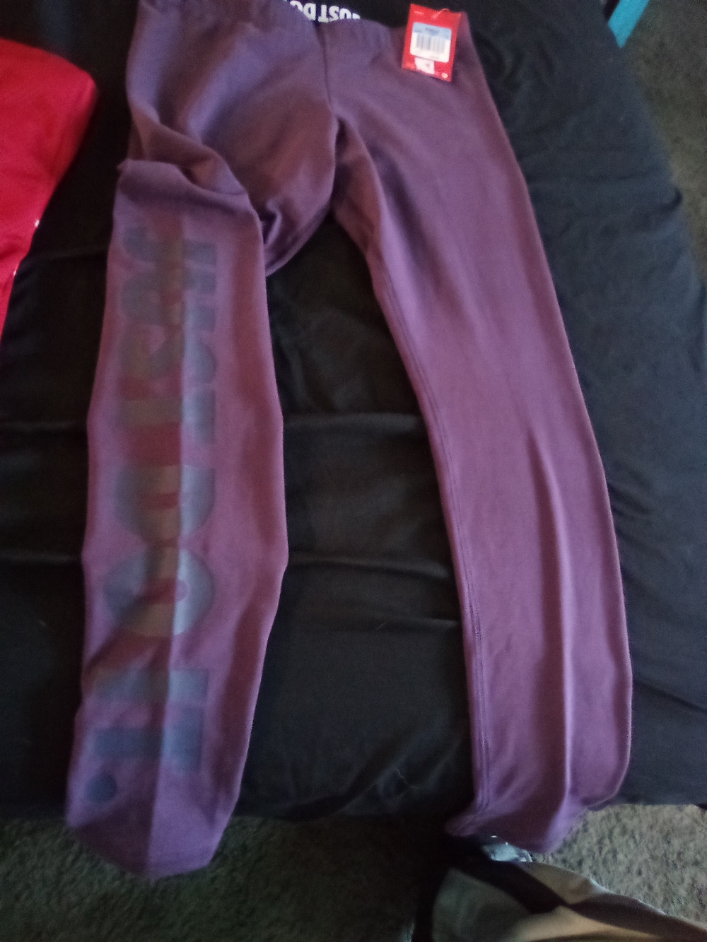 Nike Purple Logo Leggings